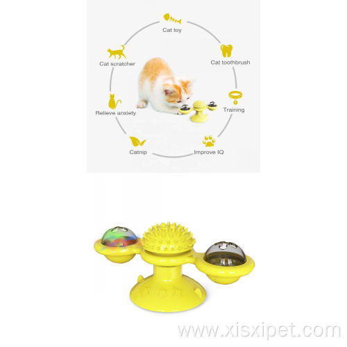 Pet Wholesale Interactive Windmill Cat Toy Cats